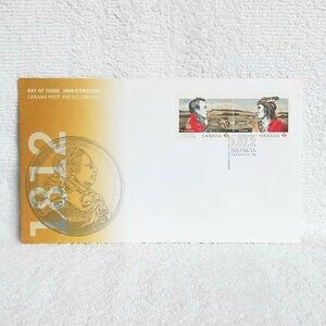 Sir Isaac Brock/Tecumseh Stamp Day of Issue 2012/06/15 Issue Tecumseh, Ontario!!